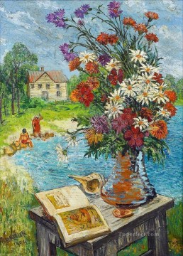私のアイドル ロングアイランド 1944 モダンな装飾の花 Oil Paintings